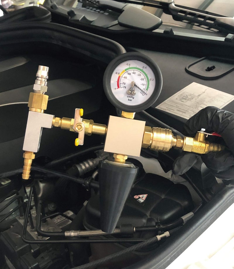 M31 Vacuum Type Cooling System Filler Tool Set with Large Internal Passages Purge Radiator Coolant Refill - Image 2